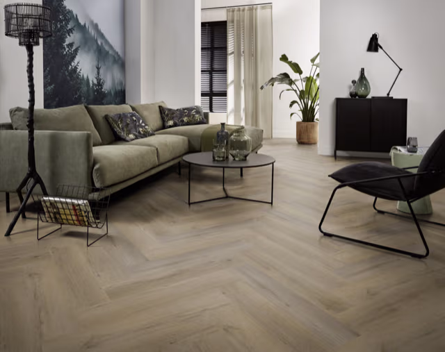 Ambiant Spigato Vivero visgraat natural oak