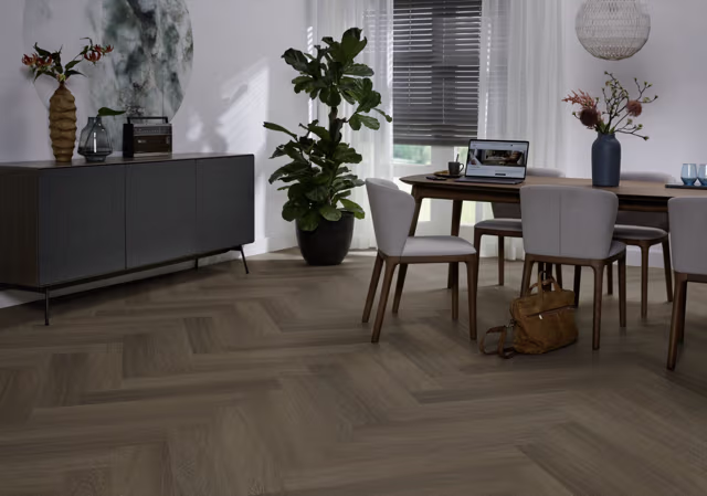 Ambiant Spigato Estino visgraat brown